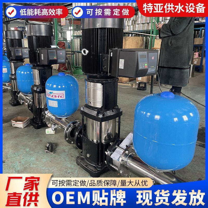 定制背负式变频水泵自动压泵立式离心泵二次供水恒压变频管道泵
