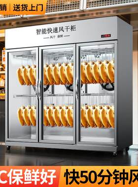 晾鸭柜商用智能风干 干柜烧鹅烧腊乳鸽鸭子烘干 干机吹鸭柜凉烤鸭