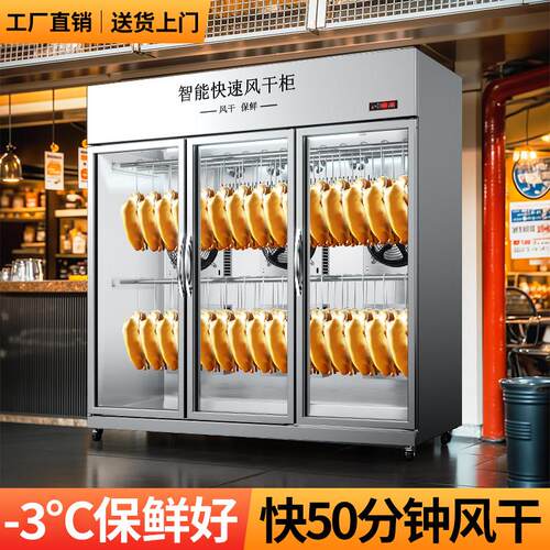 晾鸭柜商用智能风干 干柜烧鹅烧腊乳鸽鸭子烘干 干机吹鸭柜凉烤鸭