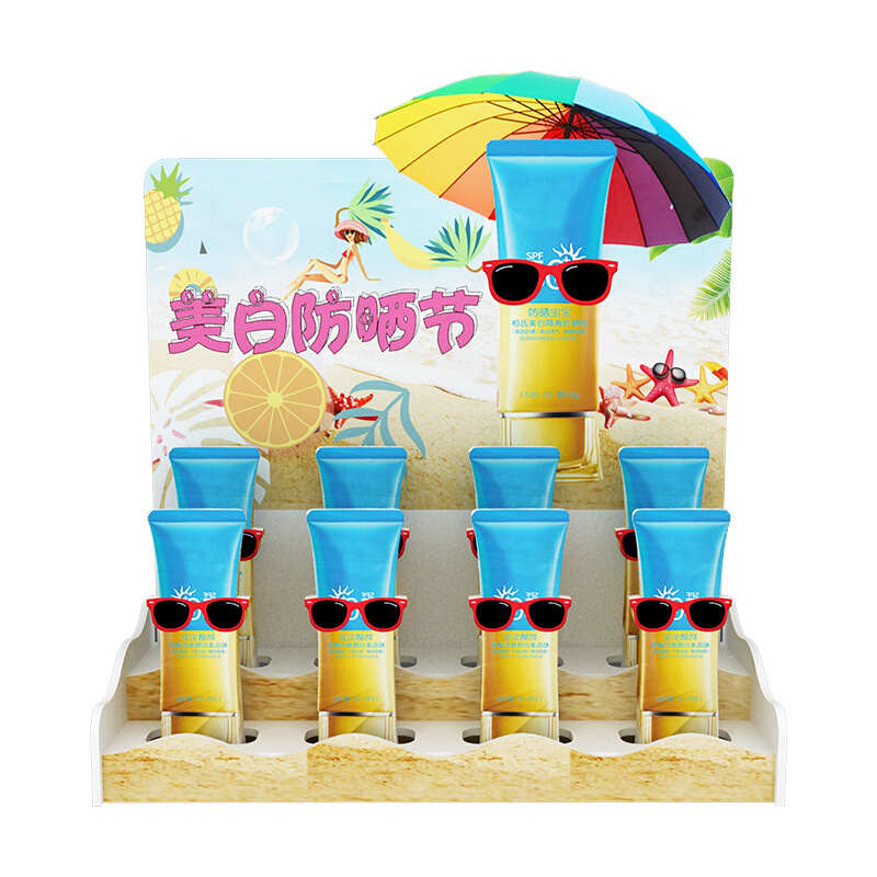 超市小货架台面架 PVC便利店收款台护肤用品展示架商品陈列架批发