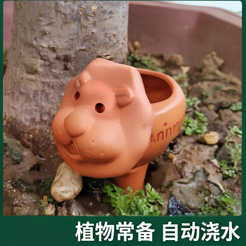 陶瓷渗水动物形状懒人灌溉工具