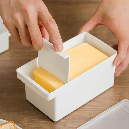 Butter Cutting and Storage Box, Food-Grade Refrigerator Dedi