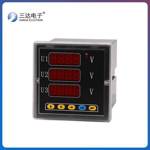 三达电子SD994AV-9K4三相电流表 数显电力仪表 智能数显表 面板式