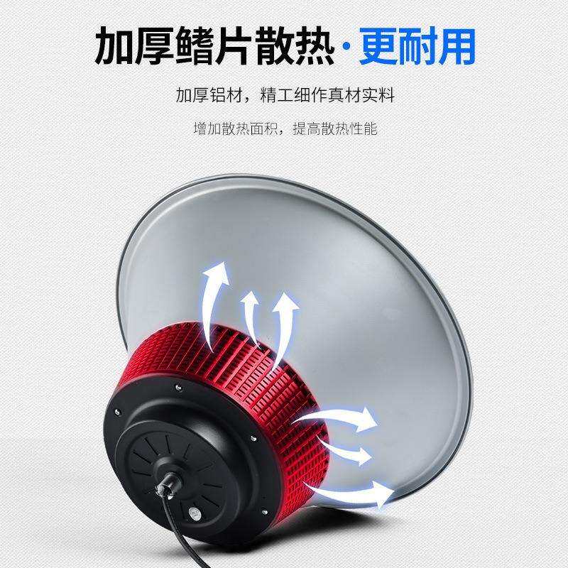 鳍工片LOTTED矿灯厂仓库棚照天明灯吊灯WW大功率工矿工灯