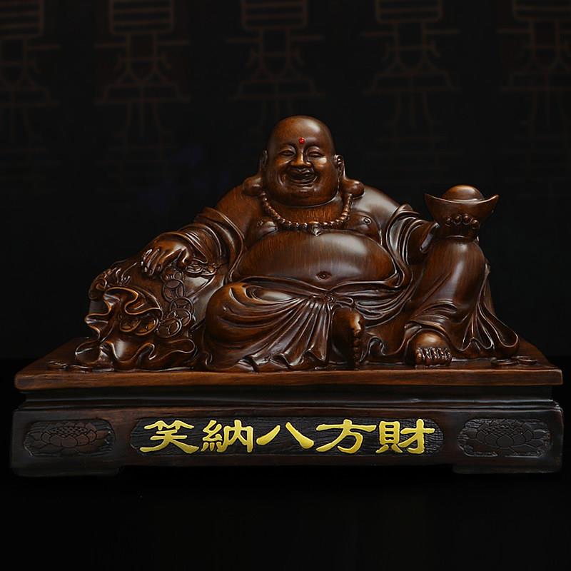 引进财富和宝藏弥勒佛装饰品,佛像,家庭装饰品,客厅入口大厅,