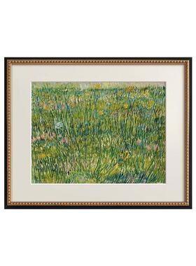 《繁花》梵油画法式艺术客厅装饰画餐厅玄关卡门柜欧式复古挂画