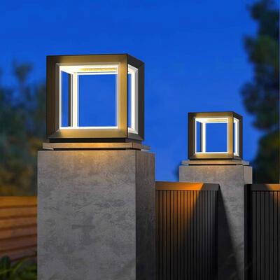 太阳能防水灯围庭院柱别头灯墅大门柱子头灯墙门柱灯入户庭院F808