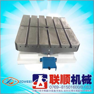 生产厂家热销台湾仲为SCT-600手动油压齿盘式分割台 回转工作台