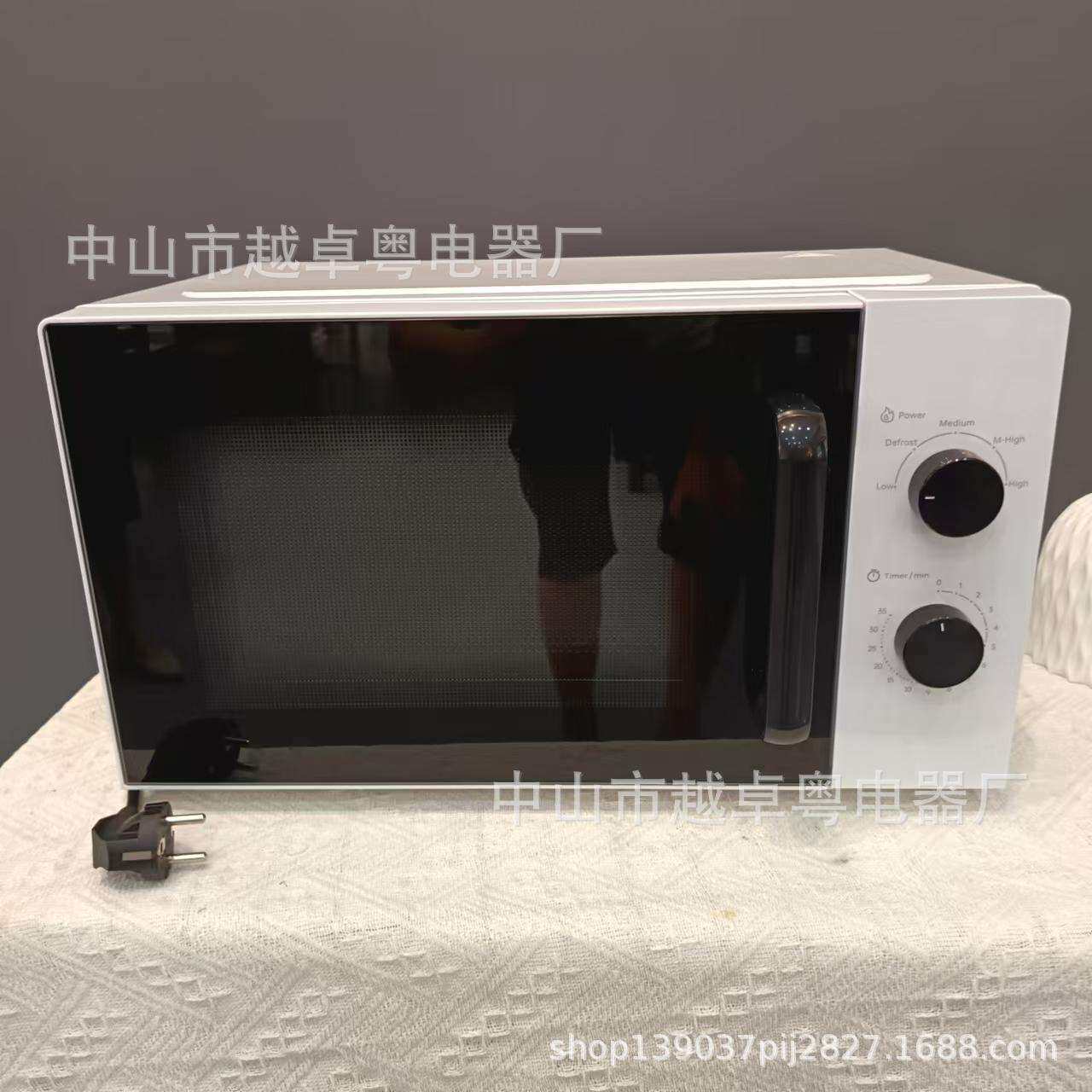 欧规20L升转盘式加热家用智能多功能预约定时微波炉工厂