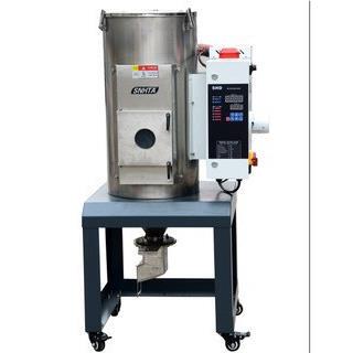 欧化料斗干燥双机 料层保温桶干SHD-160U斗干燥机 塑料热风燥机