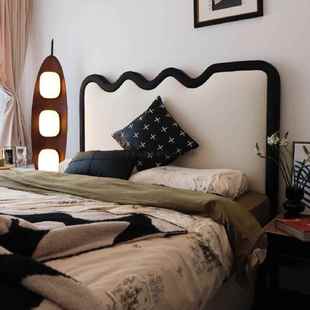 床头背板单独一体落10262065地头板软背包轻奢新款靠背床板单板买