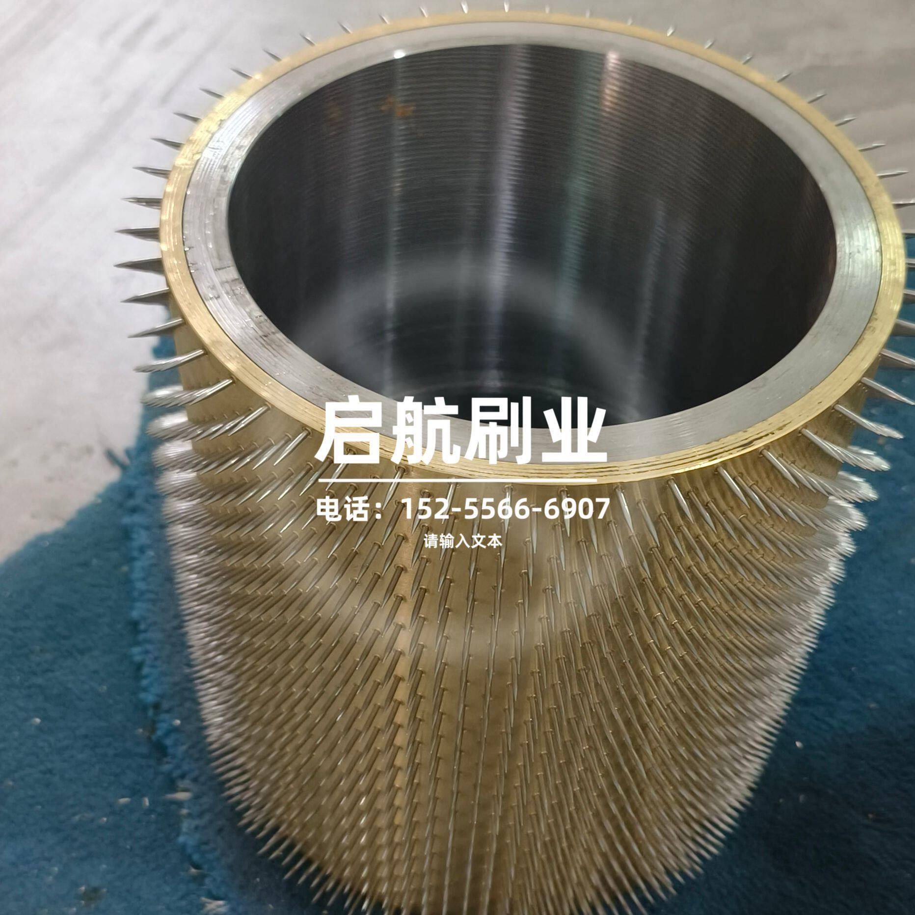 针辊针刺孔辊带钉的滚筒扎孔带刺棍排汽泡不锈钢打孔滚轮带刺辊轴