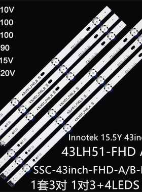 43LK5700 43LK5750 LG43LH5100 43LF5100灯条SSC_43inch_FHD_A/B