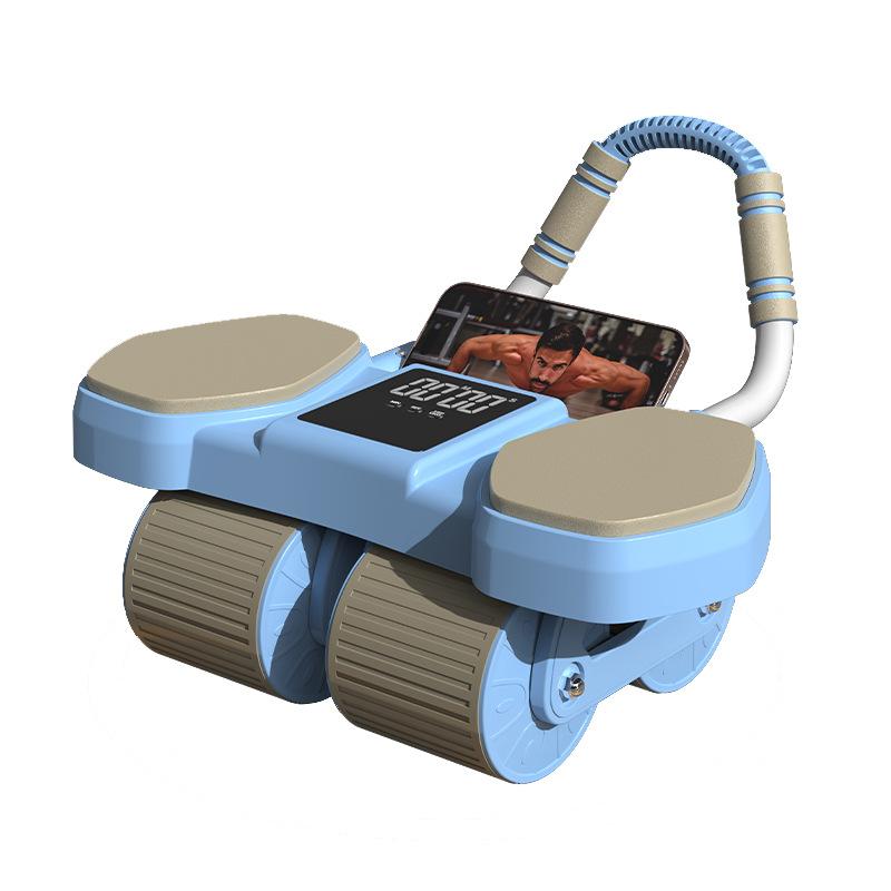 回弹收腹腹肌男女滚轮运动挺腰器