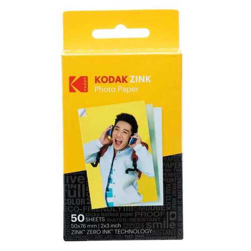 厂家直销柯达Kodak Zink2X3英寸20/50张相纸 PRINTOMATIC/Smile拍