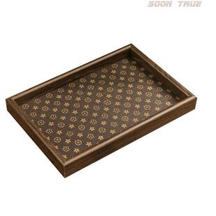 复古文玩展示盘高级茶盘珠宝首饰展示托盘戒指项链手镯陈列道具盘