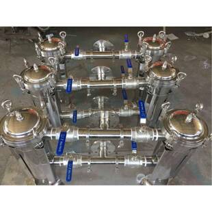 QYBL-2DL-1P4S并联双向切换袋式过滤器柴油过滤器润滑油过滤器
