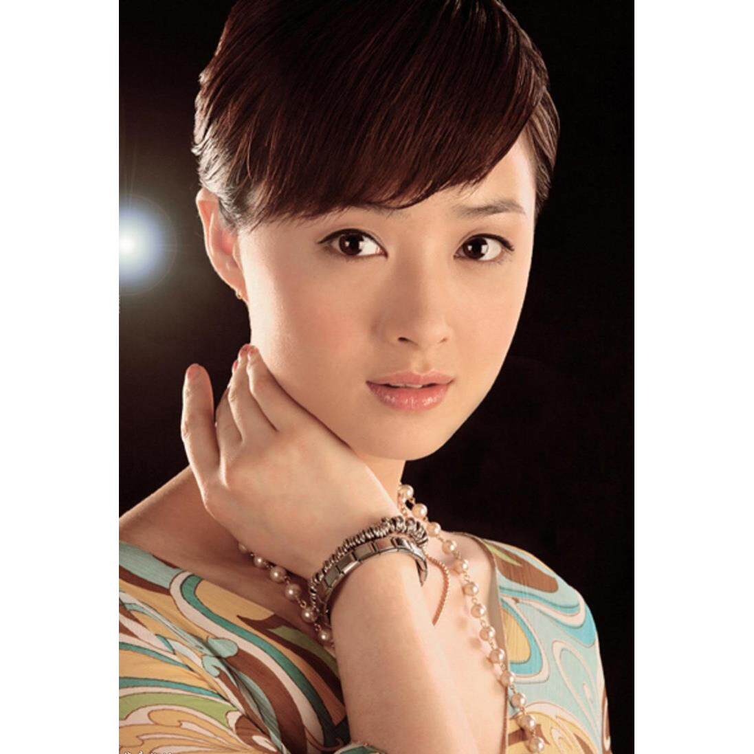 装饰画 美图壁纸 女明星演员 蒋欣照片漂亮气质大幅贴画墙壁