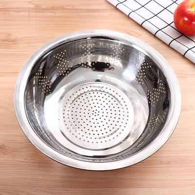 30-40 cm Non-magnetic Stainless Steel Rice Washing Sieve, Ea