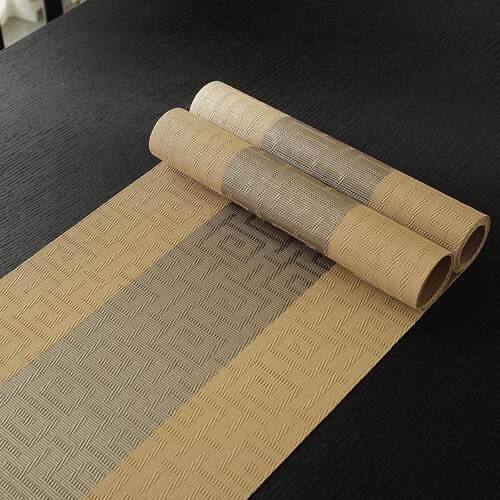 European table runner PVC table long strip of cloth insulati