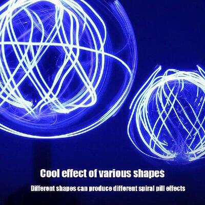 Flash Ball Led Light Rasengan Spiral Pill Luminous Toy