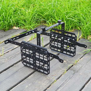 摩托车边箱支架战术边包拓展架侧边扩展油箱摩旅改装电动车挂载板