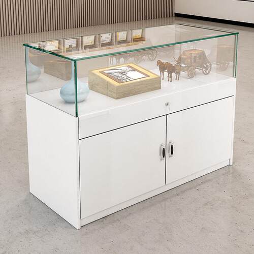 珠宝首饰柜台样品展览展示柜博物馆文物展台商场玻璃柜展示柜定制