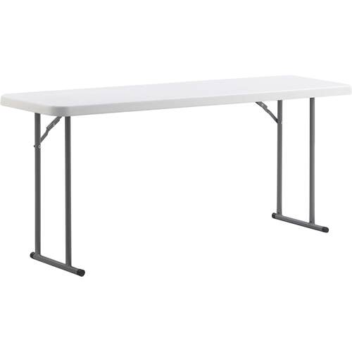 6ft 出口塑料会议桌 桌面整张窄型折叠桌 183*45*74cm塑料餐桌