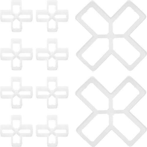 100 Pcs Tile Leveling System 1cm Plastic Square Tiles
