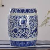 景德镇陶瓷米缸米桶青花瓷家用20斤30斤50斤密封防潮防虫水缸储物