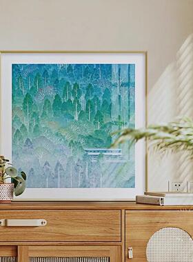 小清新客厅装饰画现沙发背景墙壁画日系原木风简约卧室床头挂画