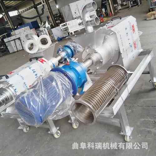 零售干湿分不离锈钢筛网处理猪粪牛粪鸡粪螺挤旋OWO压脱机水机