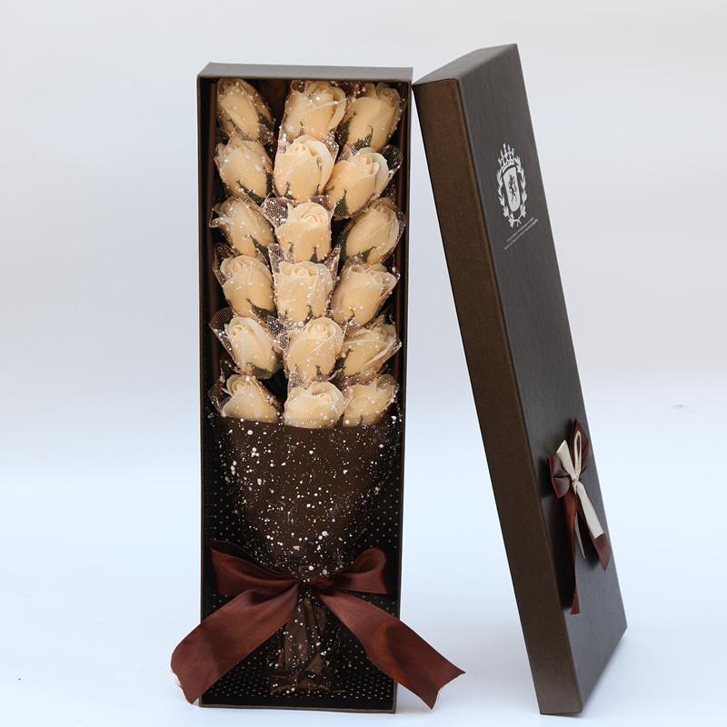 高档情友人节礼物送给女朋妈妈婆生玫日礼物女生闺蜜实用老仿真瑰