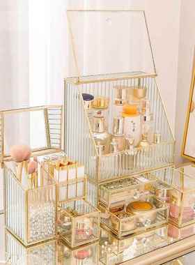 网红收纳盒梳妆台浴室卫生间房间装饰摆件卧室化妆台洗手间装饰品