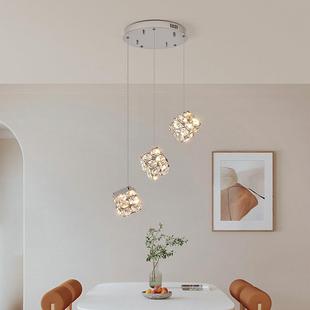 厅餐吊轻奢水晶现代871简灯约饭厅4餐桌202年新款 吧台灯 设计师款