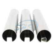 管材质表面栏杆圆管抛光 厂凹槽sus304 批发不锈钢楼梯扶手价用