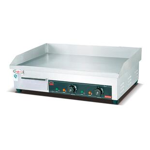 杰冠EG-820商用台式加厚电平扒炉铁板烧炉牛扒机手抓饼炒饭机