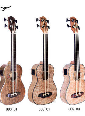 30寸木电箱尤贝斯 UBS 四弦低音木贝斯尤克里里Smiger ubass