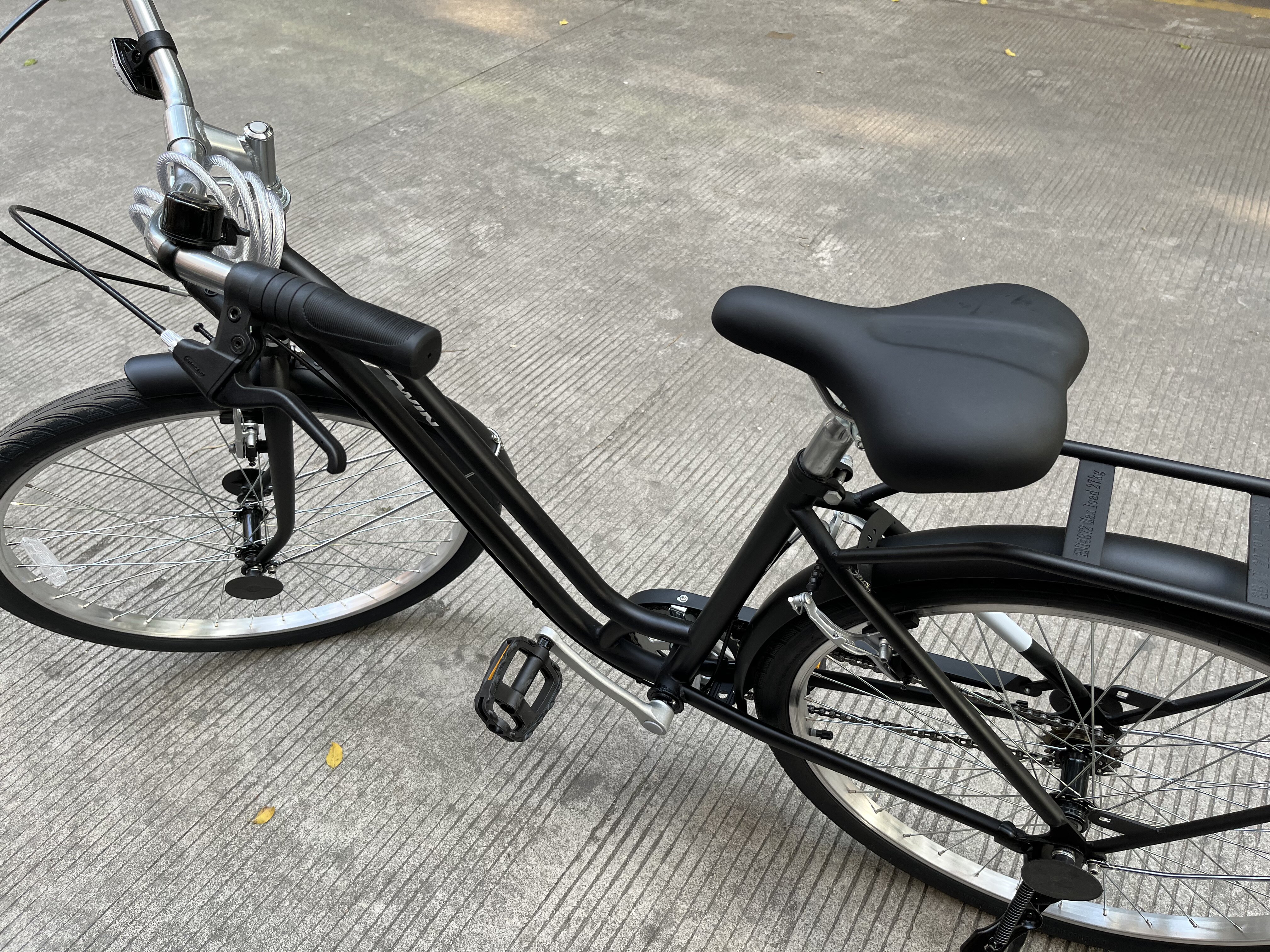 Городской велосипед Decathlon ELOPS 100LF 26 дюймов прогулочный женский photo review