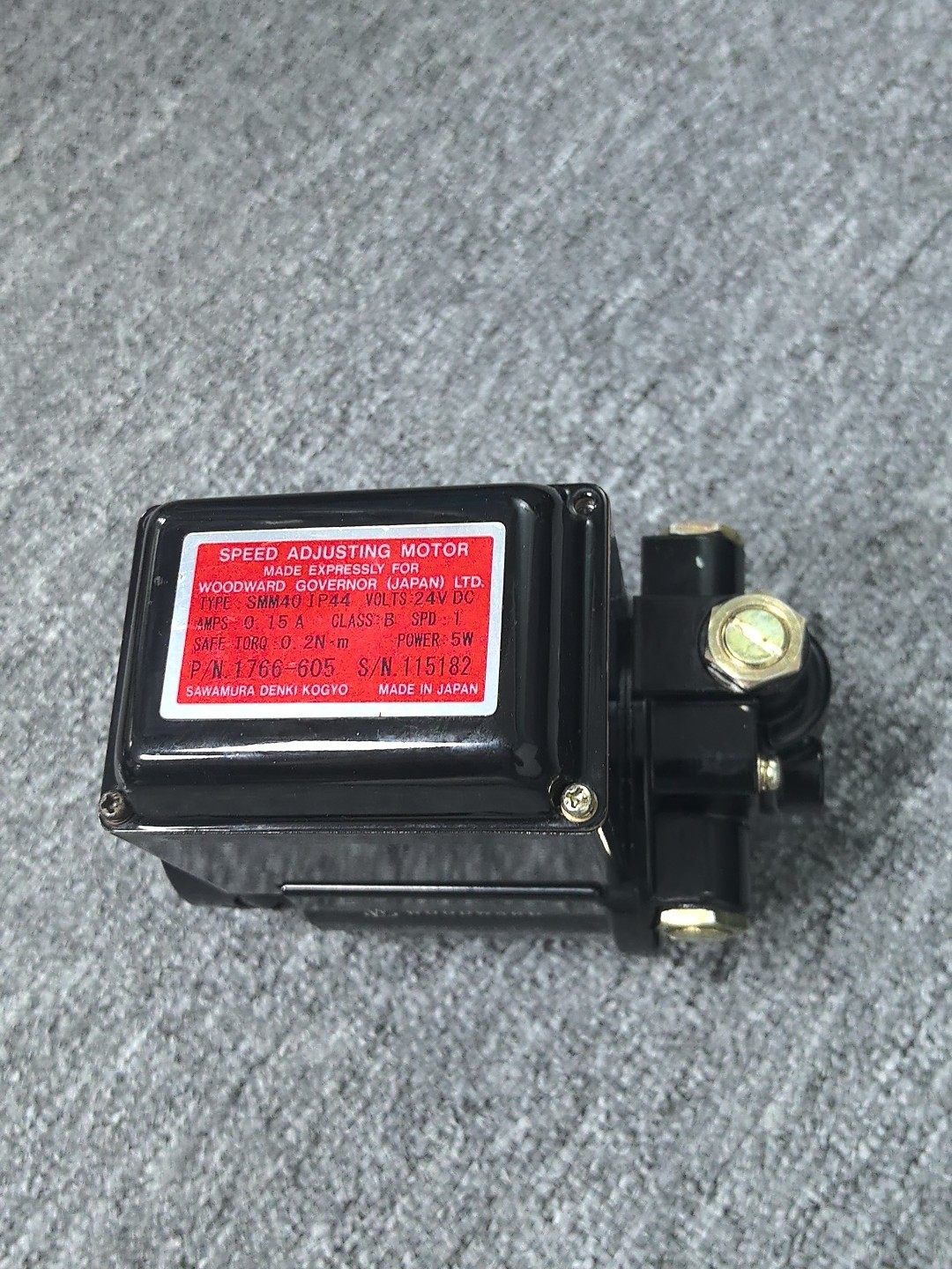 woodward SPEED ADJUSTING  马达 全
