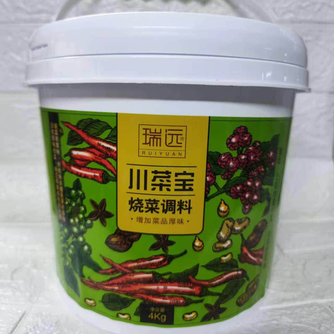 瑞远川菜宝麻辣调料烧菜4kg重庆四川特色小龙虾水煮鱼料饭店商用