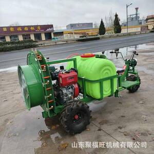 果园梨树风送打药机三轮骑乘坐式打药机大棚蔬菜瓜果喷雾机