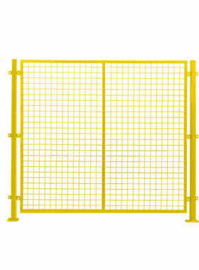 厂家防护网金属隔离网 黄色钢丝网焊接隔离栅栏 仓库隔断车间围网