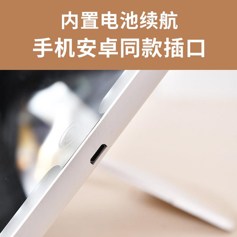 2025年新款化妆箱带灯带镜子10寸15寸手提家用跟妆化妆品收纳盒