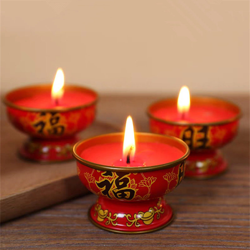 马口铁福旺酥油酥油蜡烛小时蜡片