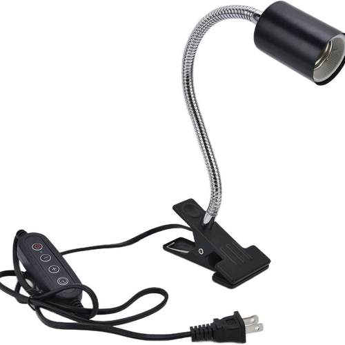 爬虫灯架乌龟晒背灯架蜥蜴蛇爬宠金属夹支架定时开关亚马逊热卖