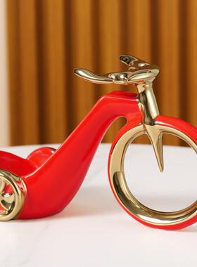 轻奢陶瓷酒架摆件家酒用葡萄酒瓶支架斜APN放车红红酒架子自行红