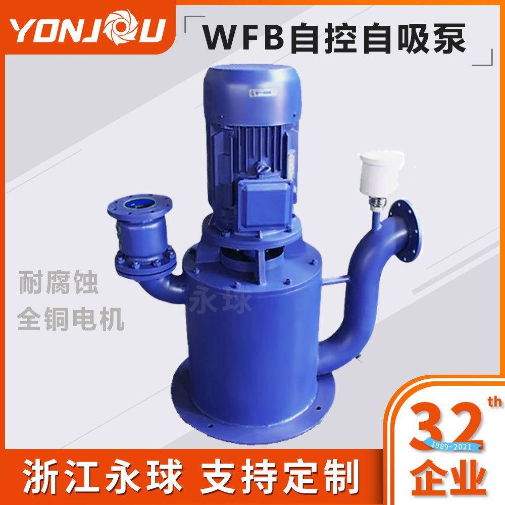 WFB自吸泵无密封自控无泄漏用球供应不锈钢水泵抽水泵节能自吸式
