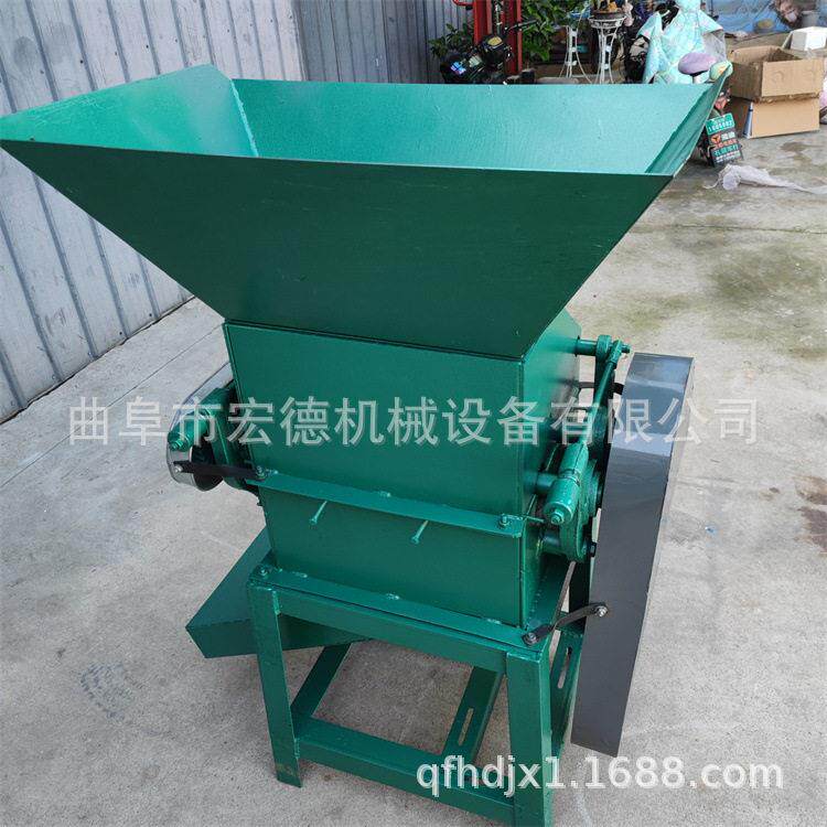 粱破碎挤扁机  家用小型玉米杂粮压片机 厚薄可调对辊式豆扁机