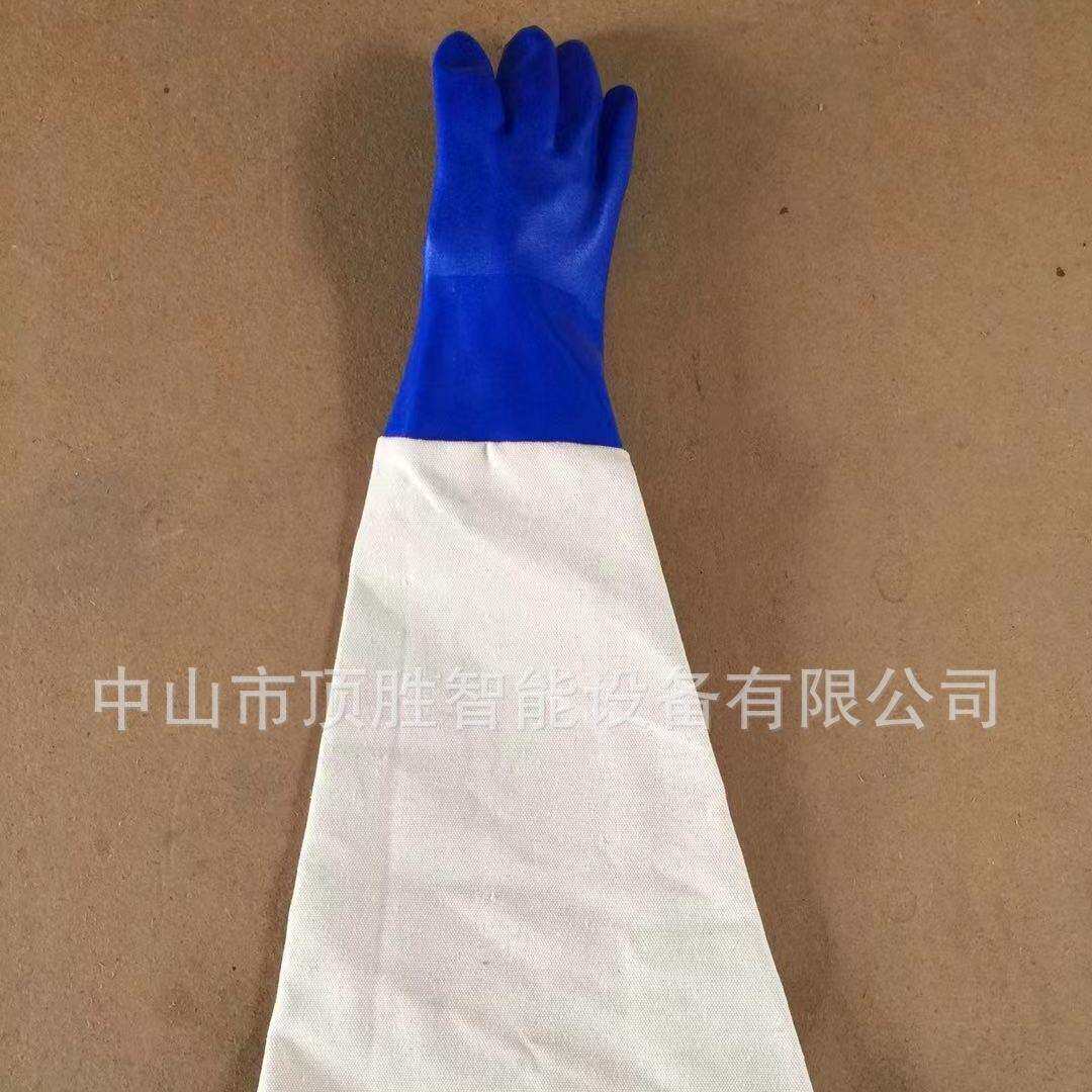 厂家供应喷砂机专用手套 打砂专用手套 加厚帆布喷砂手套